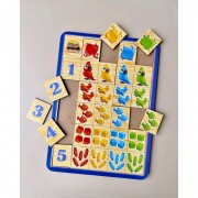 Дерев'яний пазл-сортер