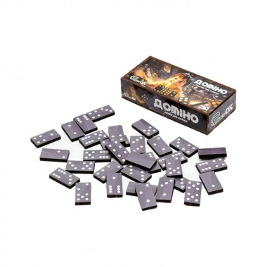 Деревянная настольная игра Домино Puz-22929, 28 элементов