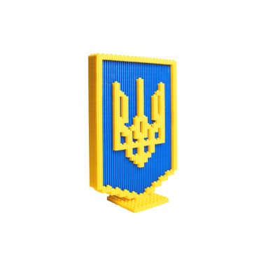 Конструктор PIXEL HEROES Герб Украины Vita Toys VTK 0064 404 детали