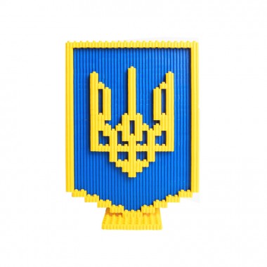 Конструктор PIXEL HEROES Герб Украины Vita Toys VTK 0064 404 детали