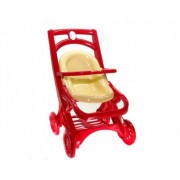 Коляска с шезлонгом красная 0122/03