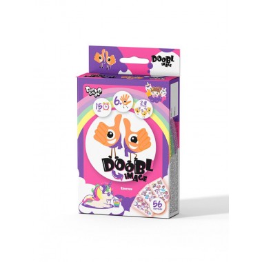 Настольная развлекательная игра "Doobl Image" Danko Toys DBI-02 мини, рус
