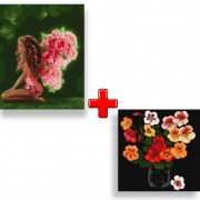 Набір картин за номерами 2 в 1 Ідейка