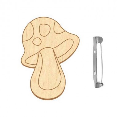 Заготовка броши для раскрашивания Заготовка броши для раскрашивания