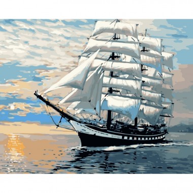 Картина по номерам Белые паруса Art Craft 10613-AC 40х50 см