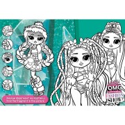 Раскраска со стикерами