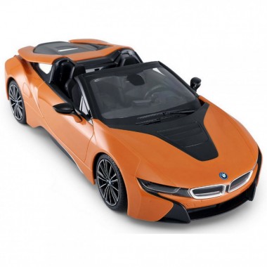 Машинка на радиоуправлении BMW i8 Roadster Rastar 95560 оранжевый, 1:14