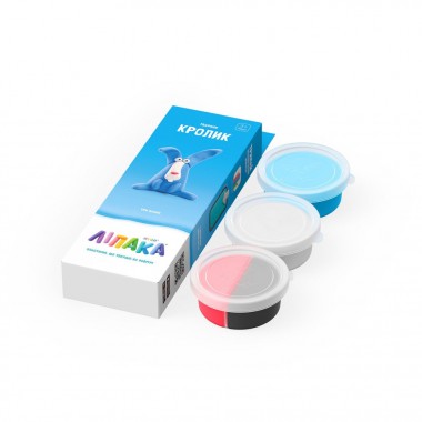 Набір самозатвердіючого пластиліну Кролик ЛИПАКА 30050-UA01 Набір самозатвердіючого пластиліну Кролик ЛИПАКА 30050-UA01