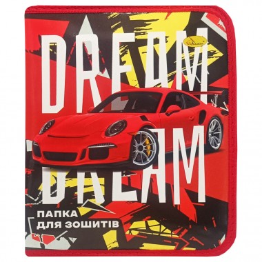 Папка для тетрадей на молнии Dream sport car АП-1001-5