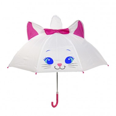 Детский зонт Кошка UM2610 пластик, крепление,  60 см