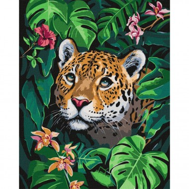 Картина по номерам. Величие джунглей Идейка KHO4350 40х50 см