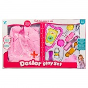 Детский игровой набор доктора 9901-16 в сумочке (Розовый)