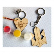 Набор детского творчества Роспись по дереву «Брелоки» РД-014