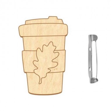 Заготовка броши для раскрашивания 