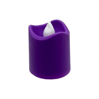 Декоративная свеча LED с пламенем 12-67C(Violet) 4 см, фиолетовый Декоративная свеча LED с пламенем 12-67C(Violet) 4 см, фиолетовый