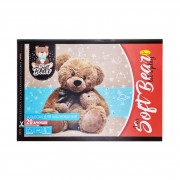 Альбом для малювання АМП-С-20 скоба з перефорацією 20 аркушів Soft bear