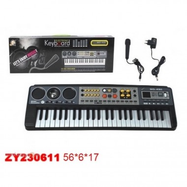 Детский орган Same Toy MQ4911 с микрофоном, зарядка