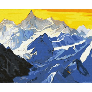 Картина по номерам Гималайские горы ©Николай Рерих Идейка KHO2867 40х50 см