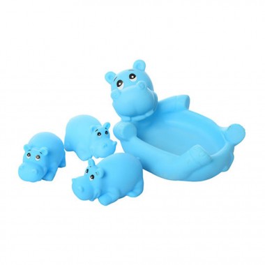 Игрушка для купания пищалка 522-3-4 в сетке