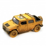 Іграшкова машинка Джип Hummer в грязі KT5097WY інерційний  Жовтий