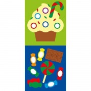 Мозаика из наклеек для малышей