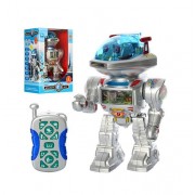 Робот на ралиоуправлении стреляет дисками 0908