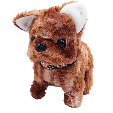 Детская интерактивная игрушка Собака YG0032(Dark-Brown) двигает головой, звук, ходит
