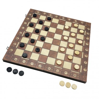 Набор настольных игр Шахматы, нарды, шашки 3 в 1 Set1 NE-LG-11 игровое поле 40х40 см