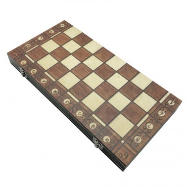 Набор настольных игр Шахматы, нарды, шашки 3 в 1 Set1 NE-LG-11 игровое поле 40х40 см