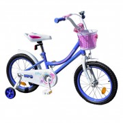Велосипед детский 2-х колесный 14'' 211409 (RL7T) Like2bike Jolly, сиреневый, рама сталь, со звонком