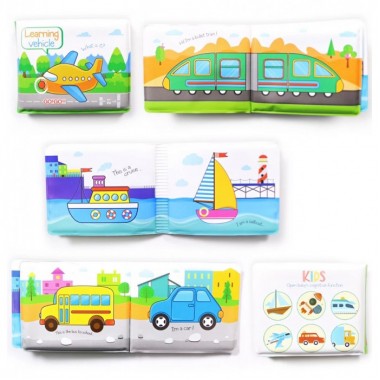 Игрушка для купания A531-3 книжка, учим названия животных и транспорта