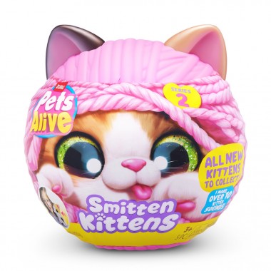 Интерактивный игровой набор-сюрприз Игривые котята Pets & Robo Alive S2 9568, 10 разных звуков