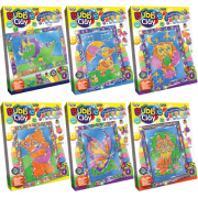 Набор креативного творчества Danko Toys  Bubble Clay Витражная картина 8063DT