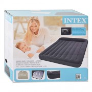 Велюр матрас Intex со встроенным насосом 66781