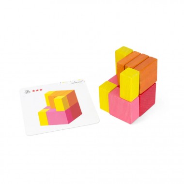 Детские деревянные кубики Части и целое Igroteco 900460 20 кубиков