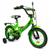 Велосипед детский 2-х колесный 14'' 211414 (RL7T) Like2bike Sky, салатовый, рама сталь, со звонком