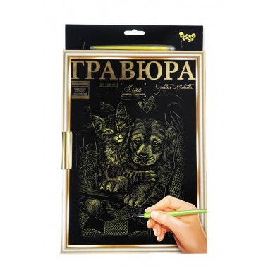 Гравюра Danko Toys А-4 LUXE с рамкой 2706DT