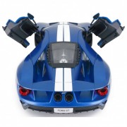 Машинка на радиоуправлении Ford GT Rastar 78160 голубой, 1:14