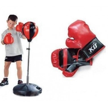 Дитячий боксерський набір на стійці MS 0333 рукавички в комплекті