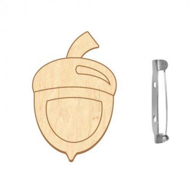 Заготовка броши для раскрашивания 