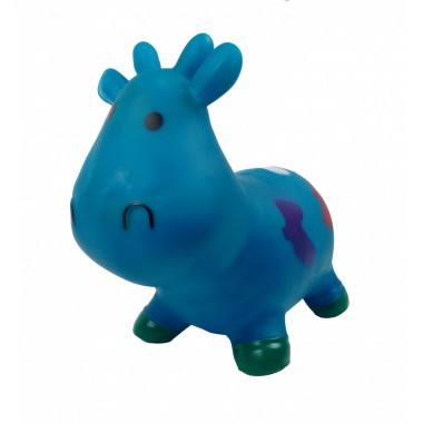 Прыгун резиновый корова Бетси Синяя M01360Blue