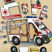 Дерев'яний пазл-сортер