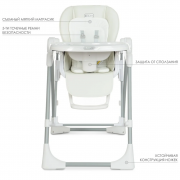 Стульчик для кормления El Camino ME 1087 White