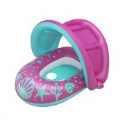 Детский надувной плотик 34091(Pink-Turquoise) размер 80х85 см