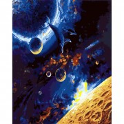 Картина по номерам Космический дзен Brushme GX40357 40х50 см