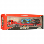 Игровой набор машинок с трейлером AS-1974, 2 машинки и трейлер (AS-1974-6)