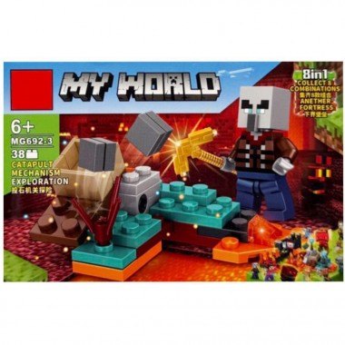 Детский конструктор "Minecraft" MG692-3, 38 деталей