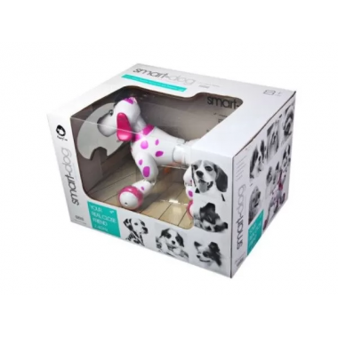 Робот-собака на радиоуправлении Happy Cow Smart Dog розовый HC-777-338p