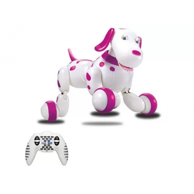 Робот-собака на радиоуправлении Happy Cow Smart Dog розовый HC-777-338p