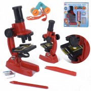 Микроскоп игрушечный 3103 А с аксессуарами (Красный)